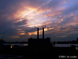 another sunset over glyph © 2001 - by cb cooke